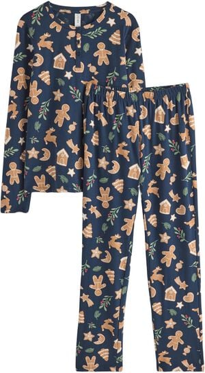 Matching pyjama set in cotton with