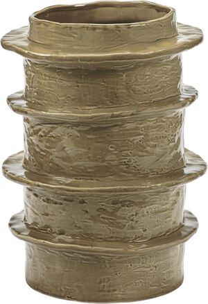 FLOWER POT 03 M OCHER MOLLY