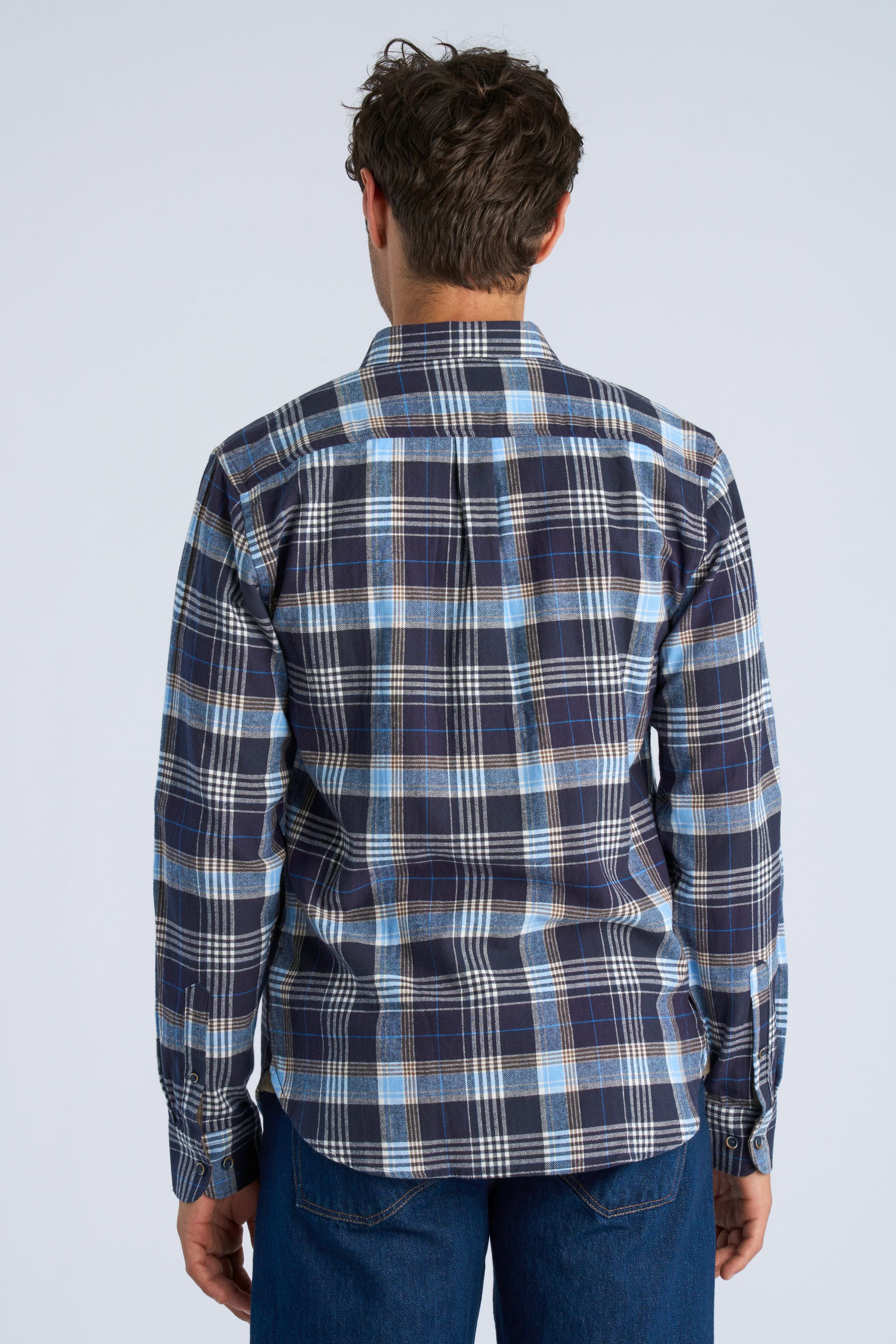 Large checked shirt L/S
