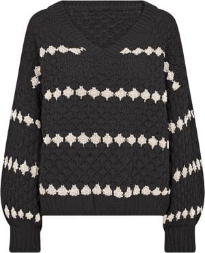 Bano Blouse stripe knit