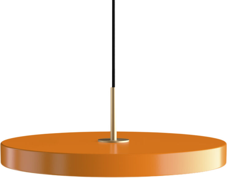 Asteria nuance orange Ø 43 x 14 cm, 2.7m cordset