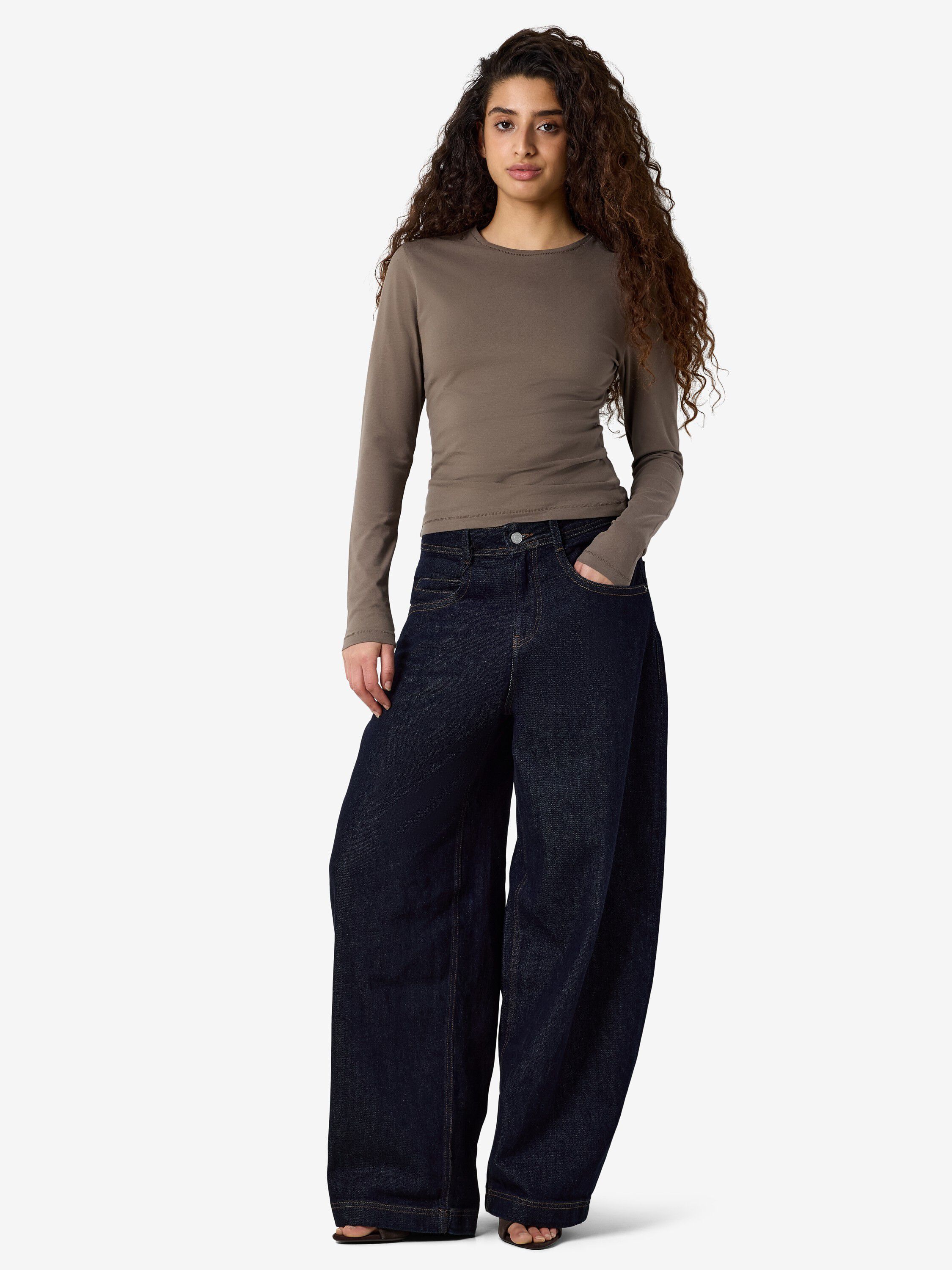 Nmadriana L/S Slim Top Jrs Noos