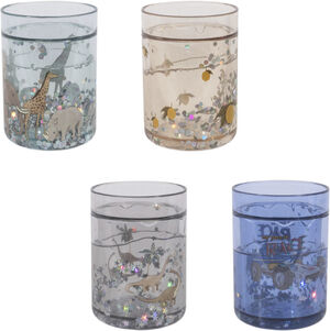 4 PACK GLITTER CUPS