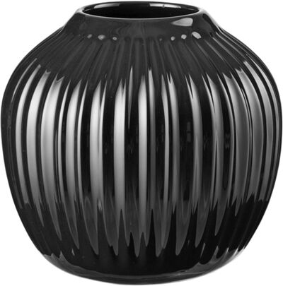 Hammershøi Vase H13 cm sort