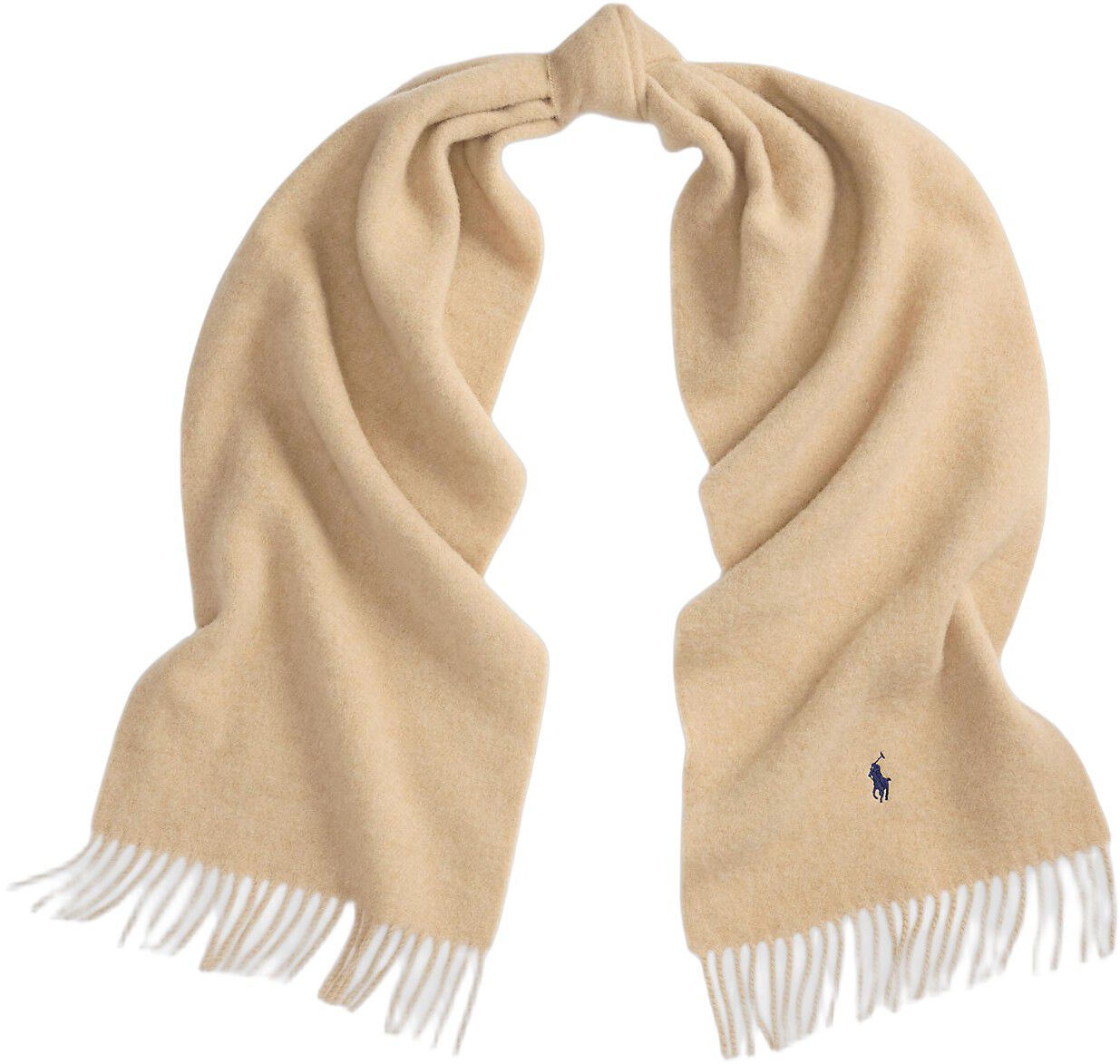 Fringe-Trim Wool Scarf
