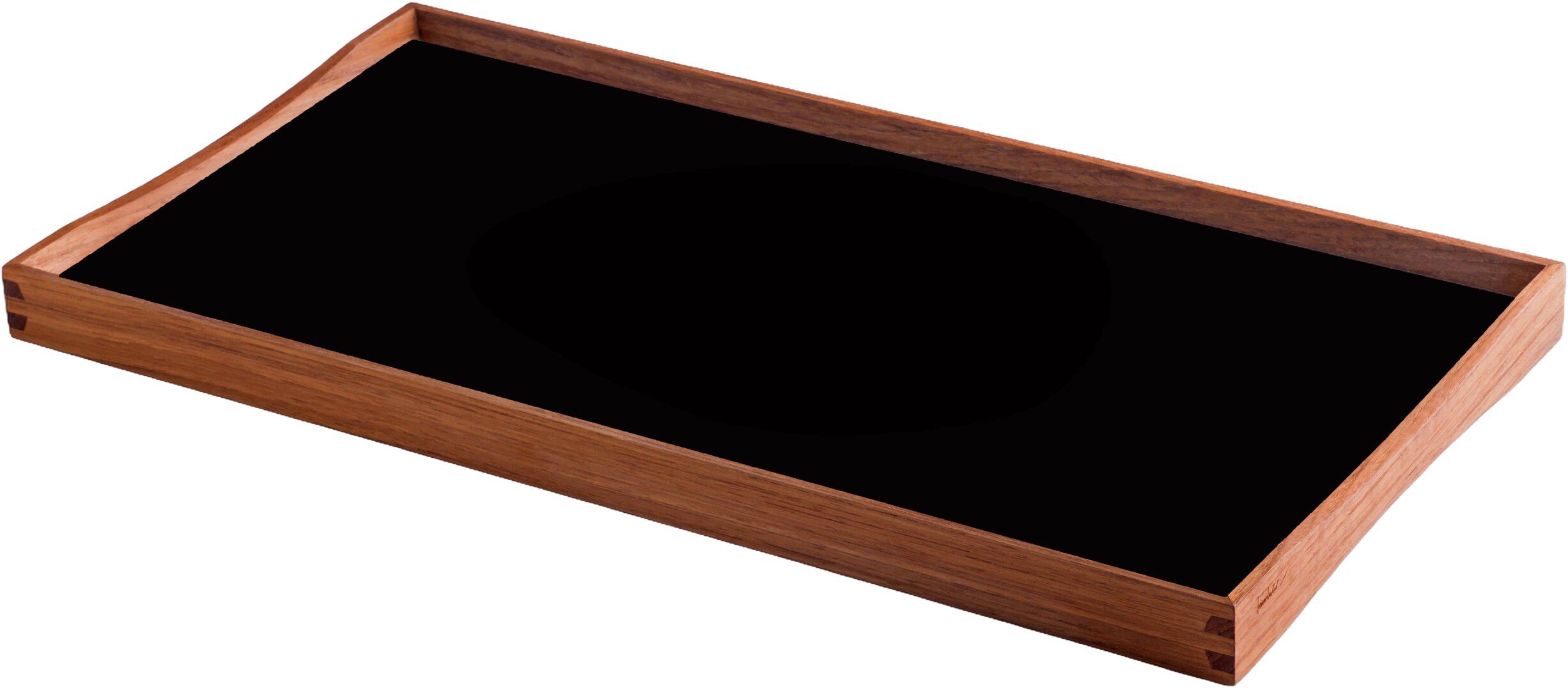 Turning Tray - Small, Black and Blue