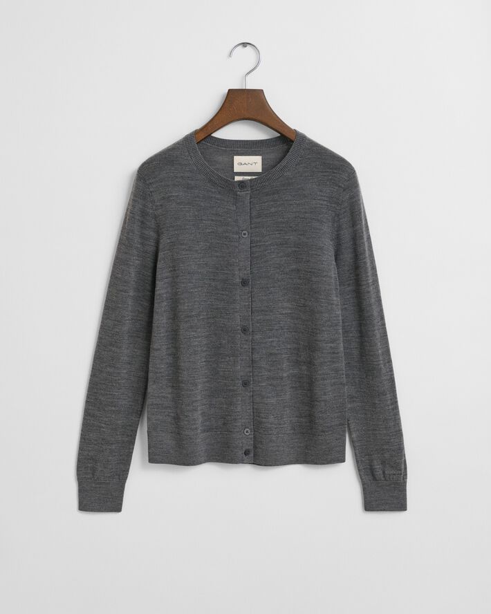 EXTRAFINE MERINO WOOL CARDIGAN