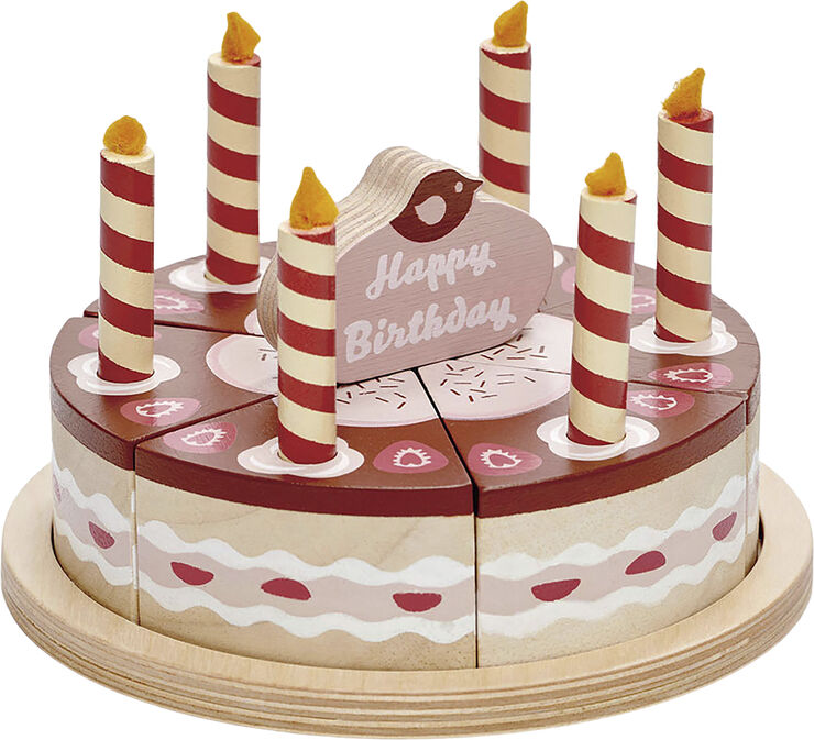 Tender Leaf - Lagkage med lys - Chokolade