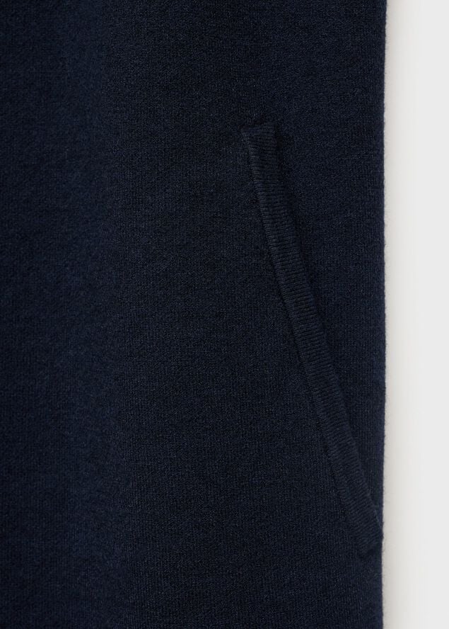 Knitted long coat