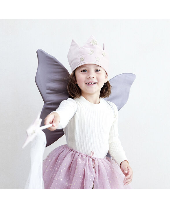 Mimi & Lula - Krone - Velvet Pink Stars and Moon 3-8 år