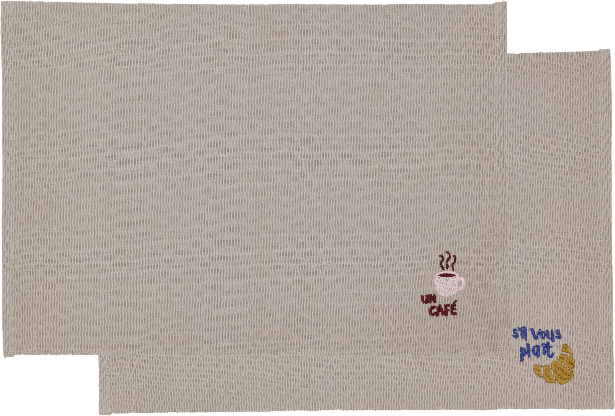 D&aelig;kkeserviet 33x48 Bistro 2 stk. Coffee brown