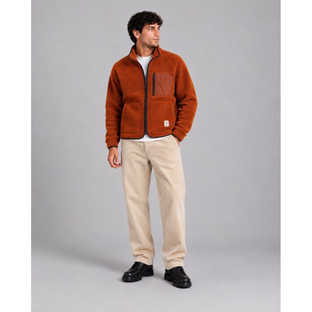 Wood fleece jacket
