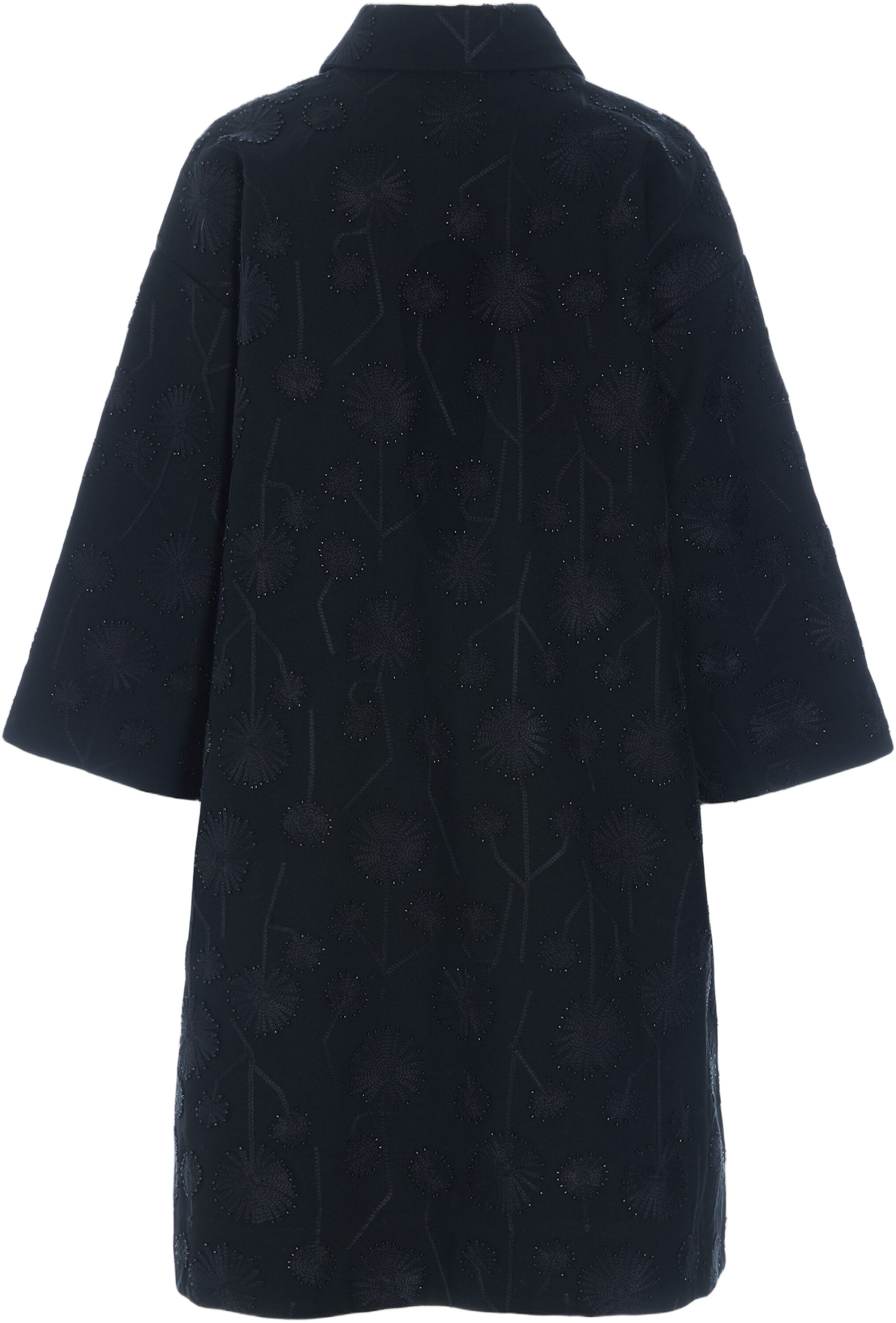 Dark daisy frakkekjole