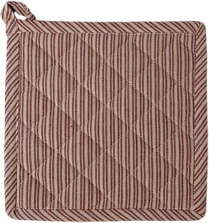 Grydelap m/stikning 20x20cm bomuld