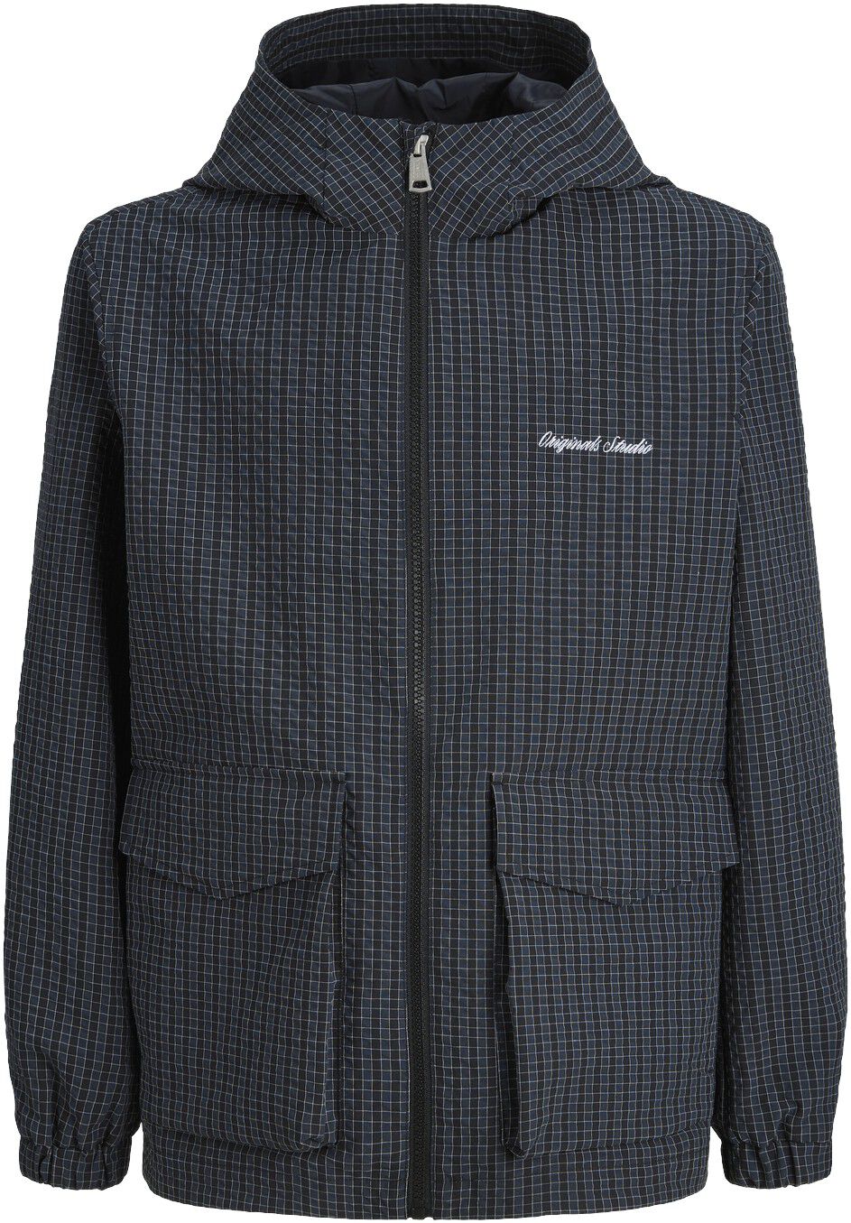 JORNIAGRA CHECK HOOD JACKET JNR