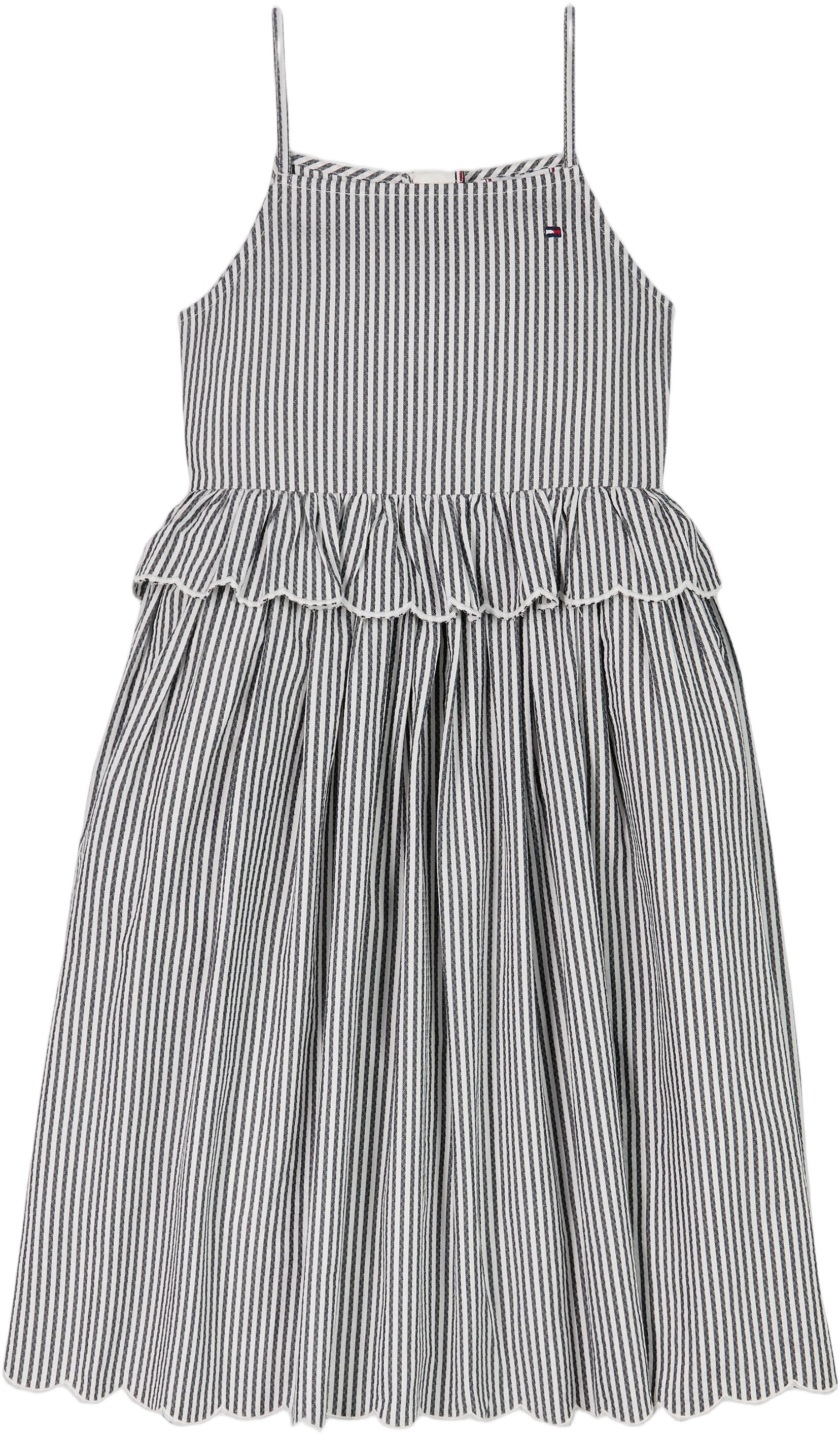 STRIPED STRAP DRESS SLVLS