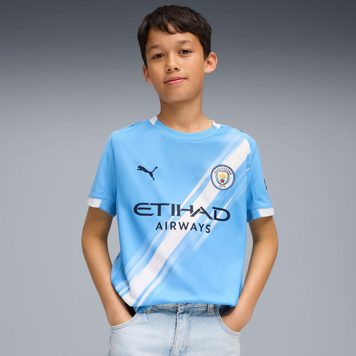 MCFC HOME JERSEY REPLICA JR