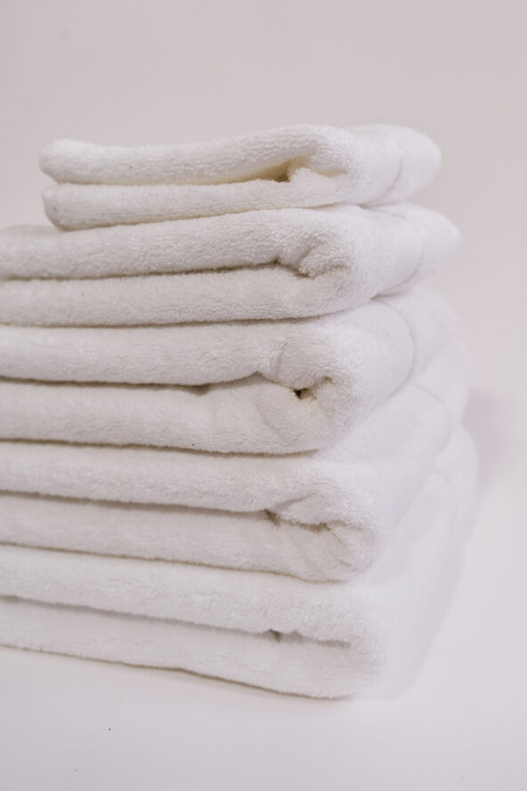 New frotté white håndklæde
