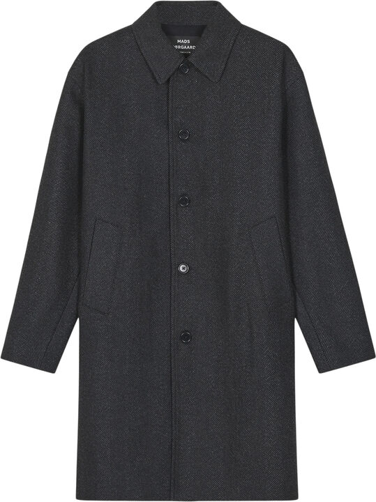 Wool Herringbone Curtis Coat