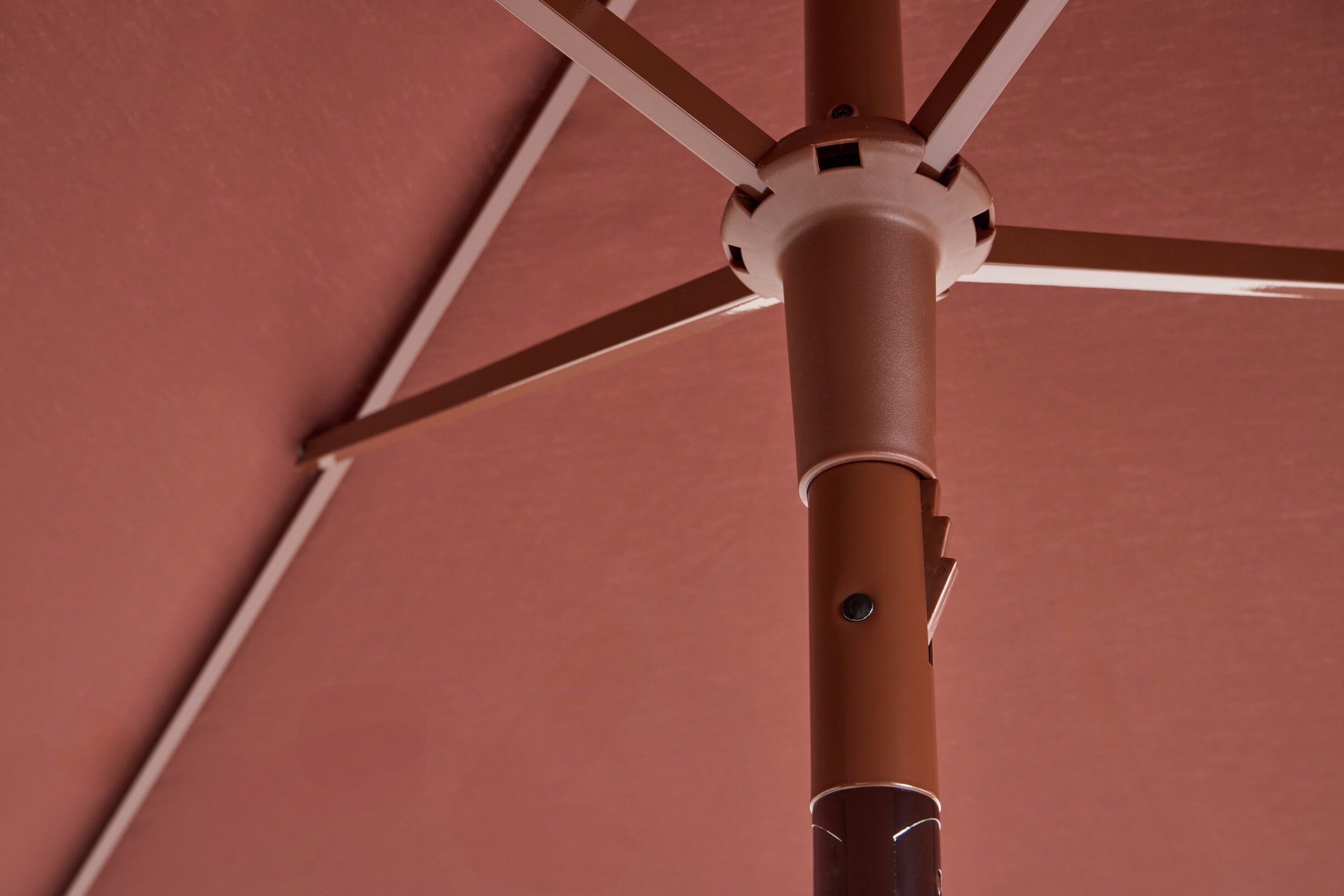 Terrazza Parasol-Square-Off-white and burgundy