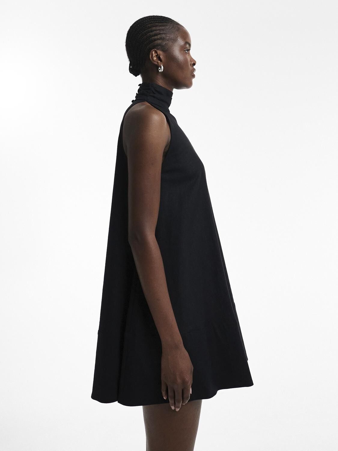 TSSARA SL TRAPEZE MINI DRESS WVN