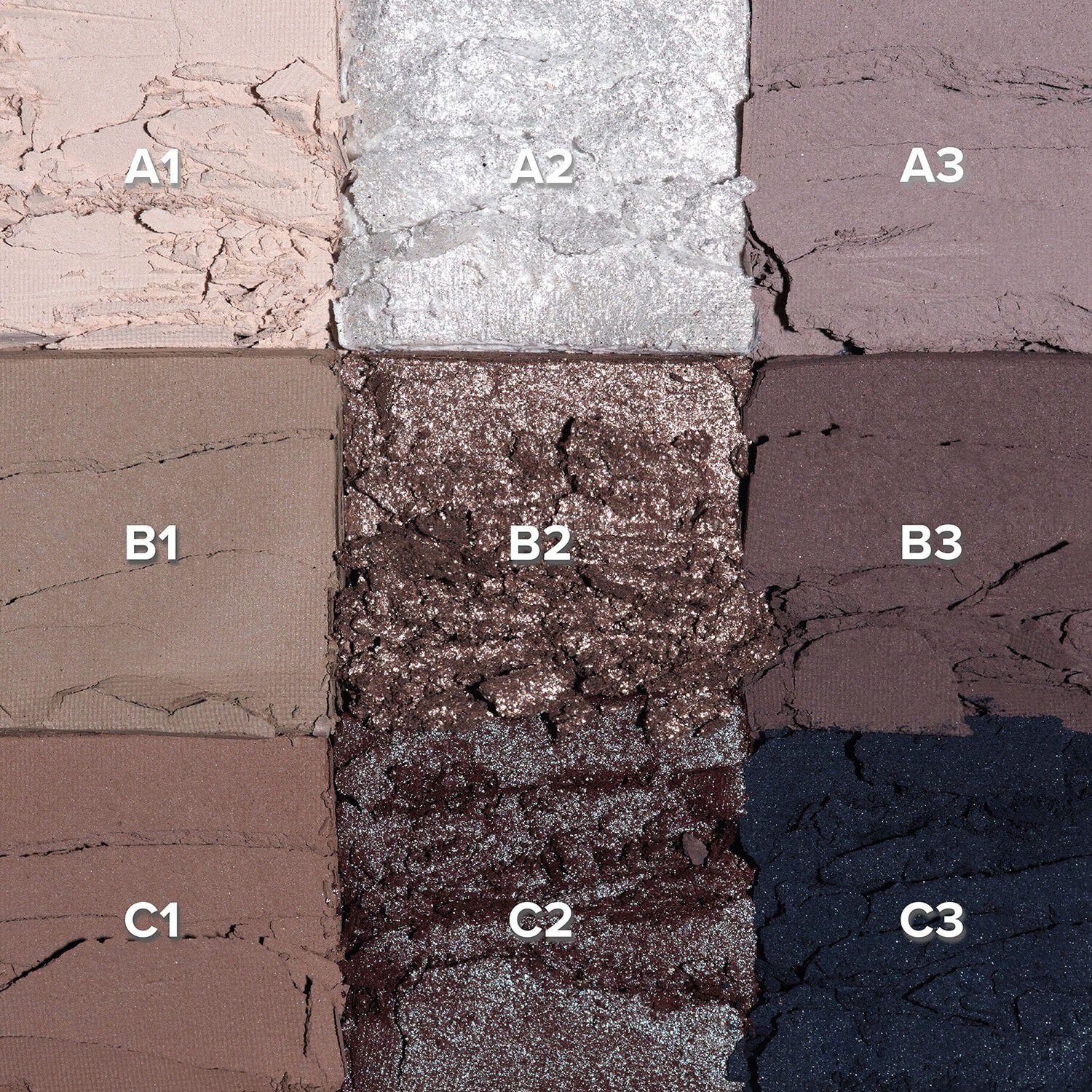 Haze Mini Eyeshadow Palette - Palette med 9 &oslash;jenskygger