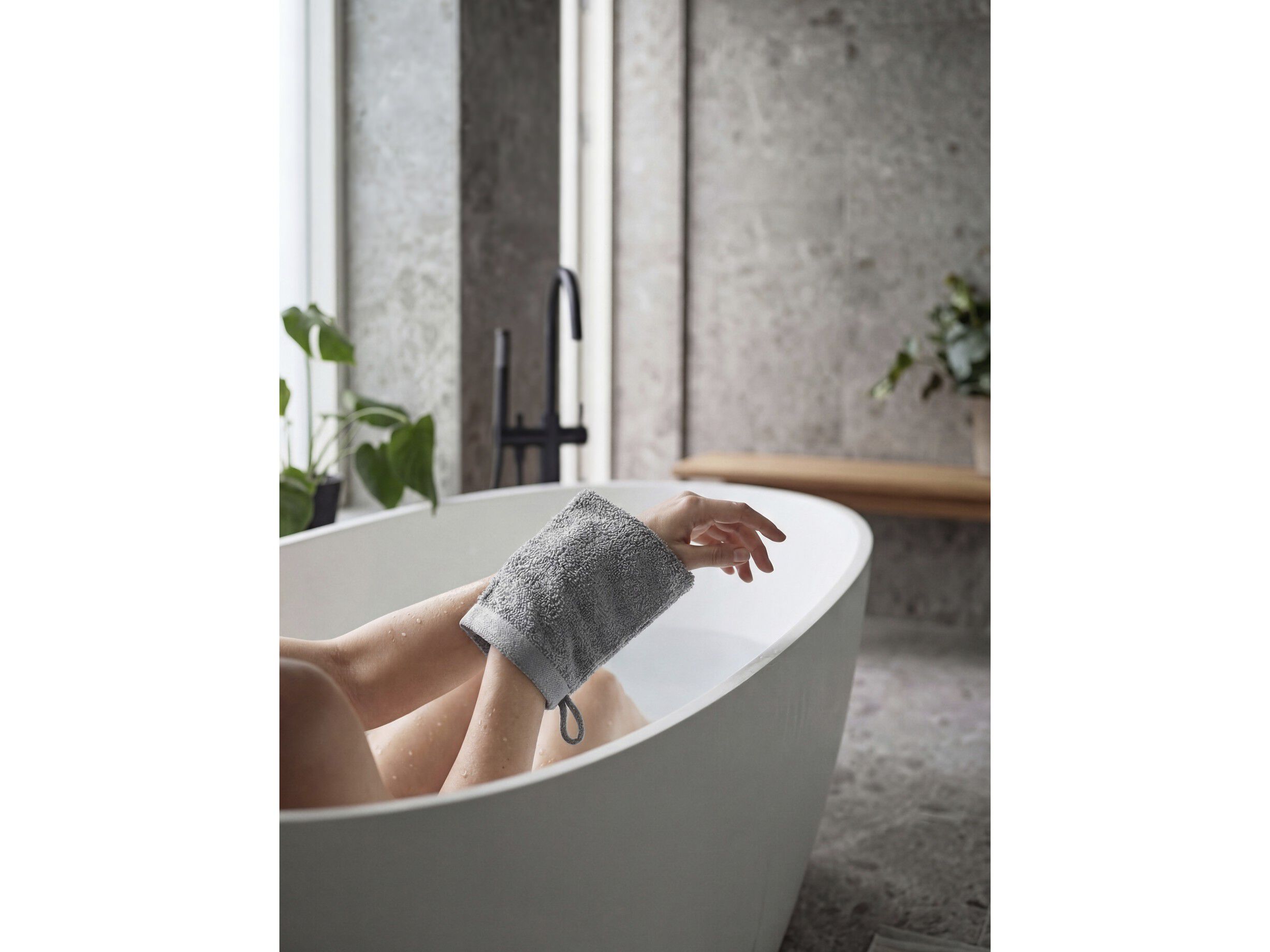 Vaskehandske Sauna Black