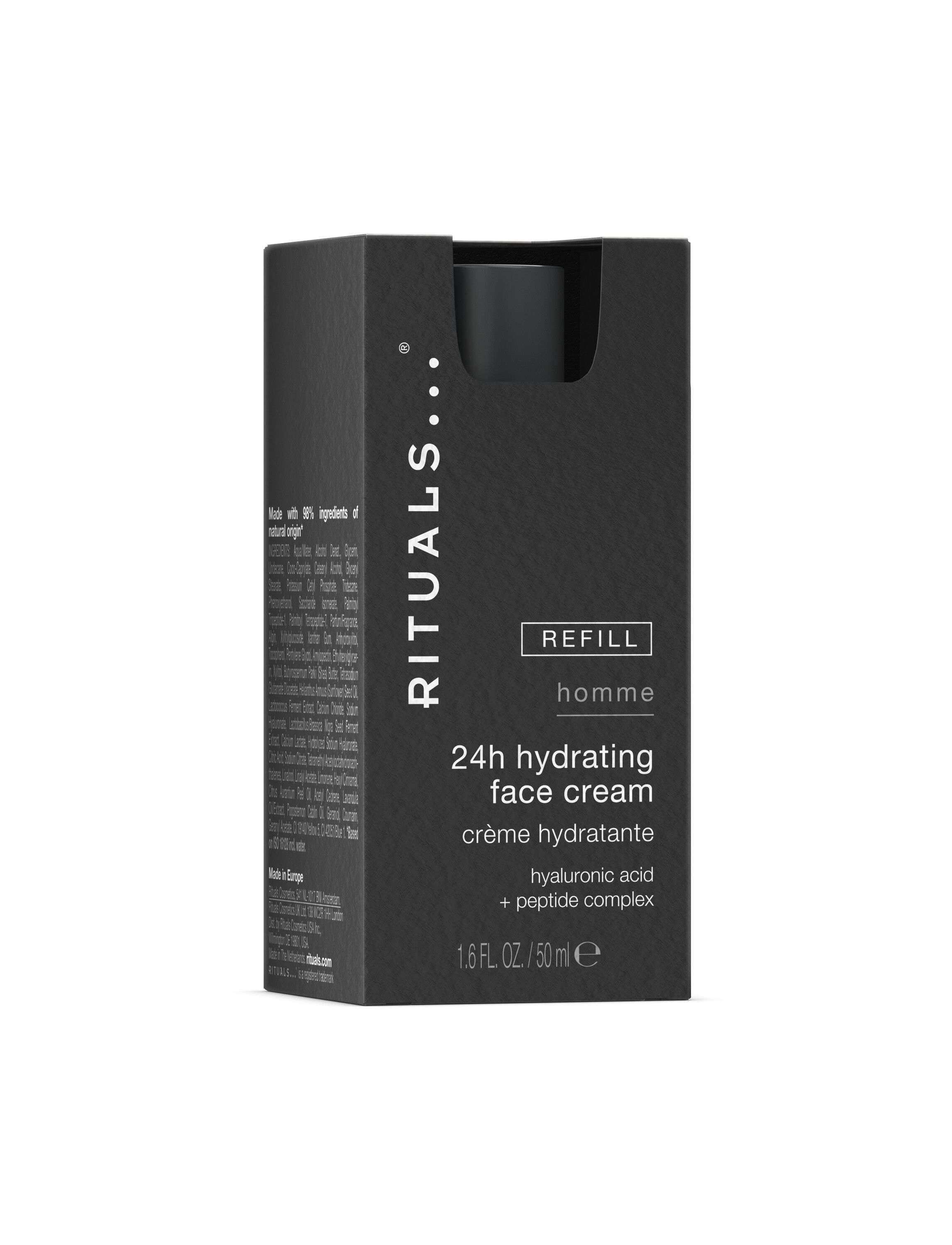 Homme 24h Hydrating Face Cream Refill