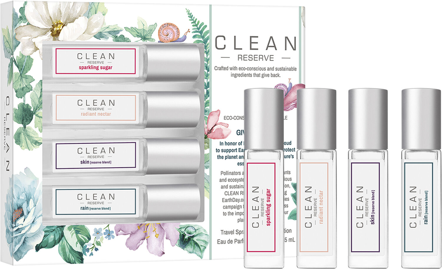 Clean Gift Set Reserve Spring Layering EdP 4x5ml