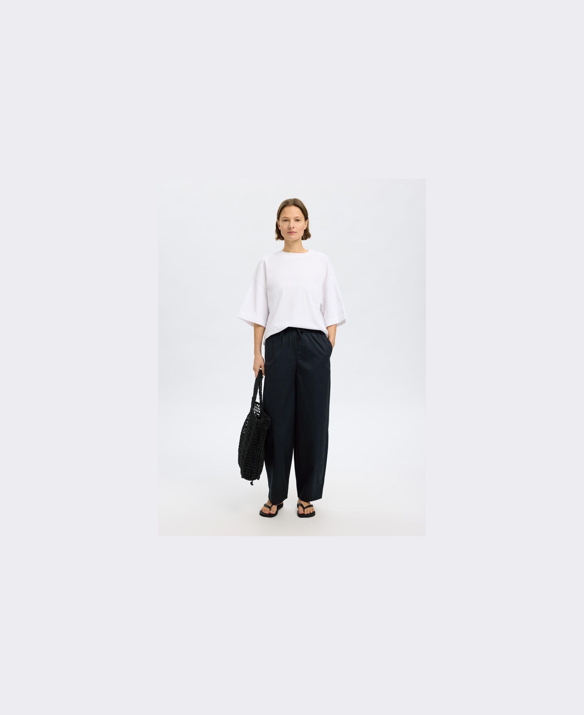 SLFJUMA HW LOOSE BARREL PANT
