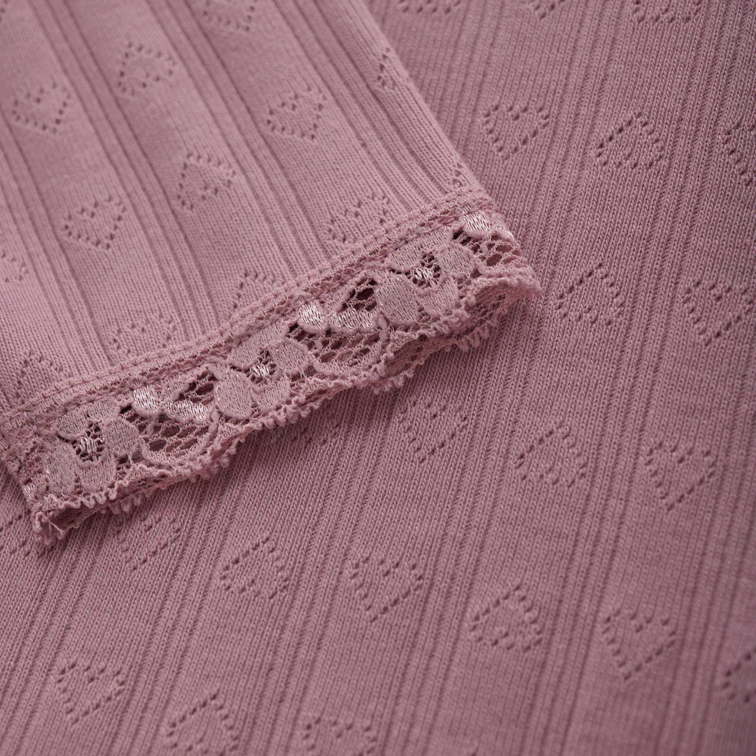 T-shirt LS Pointelle