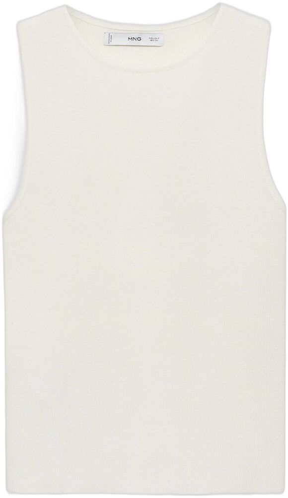 Sleeveless fitted knitted top