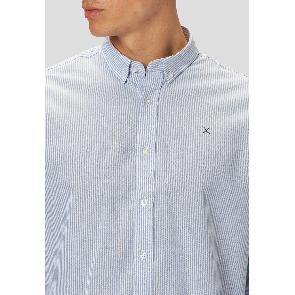 Oxford Stretch Stripe L/S