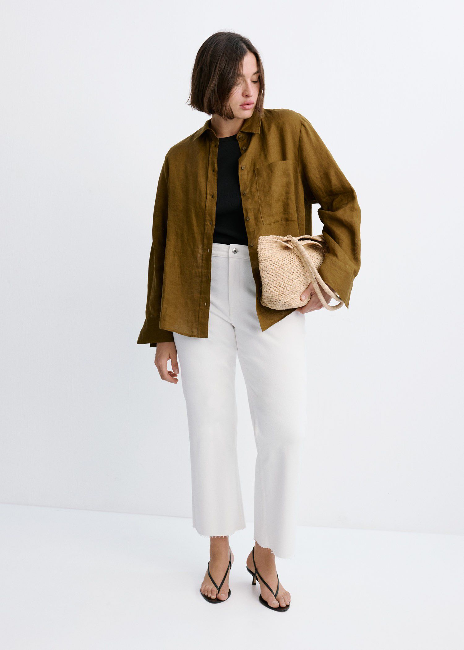 Sienna flared cropped jeans