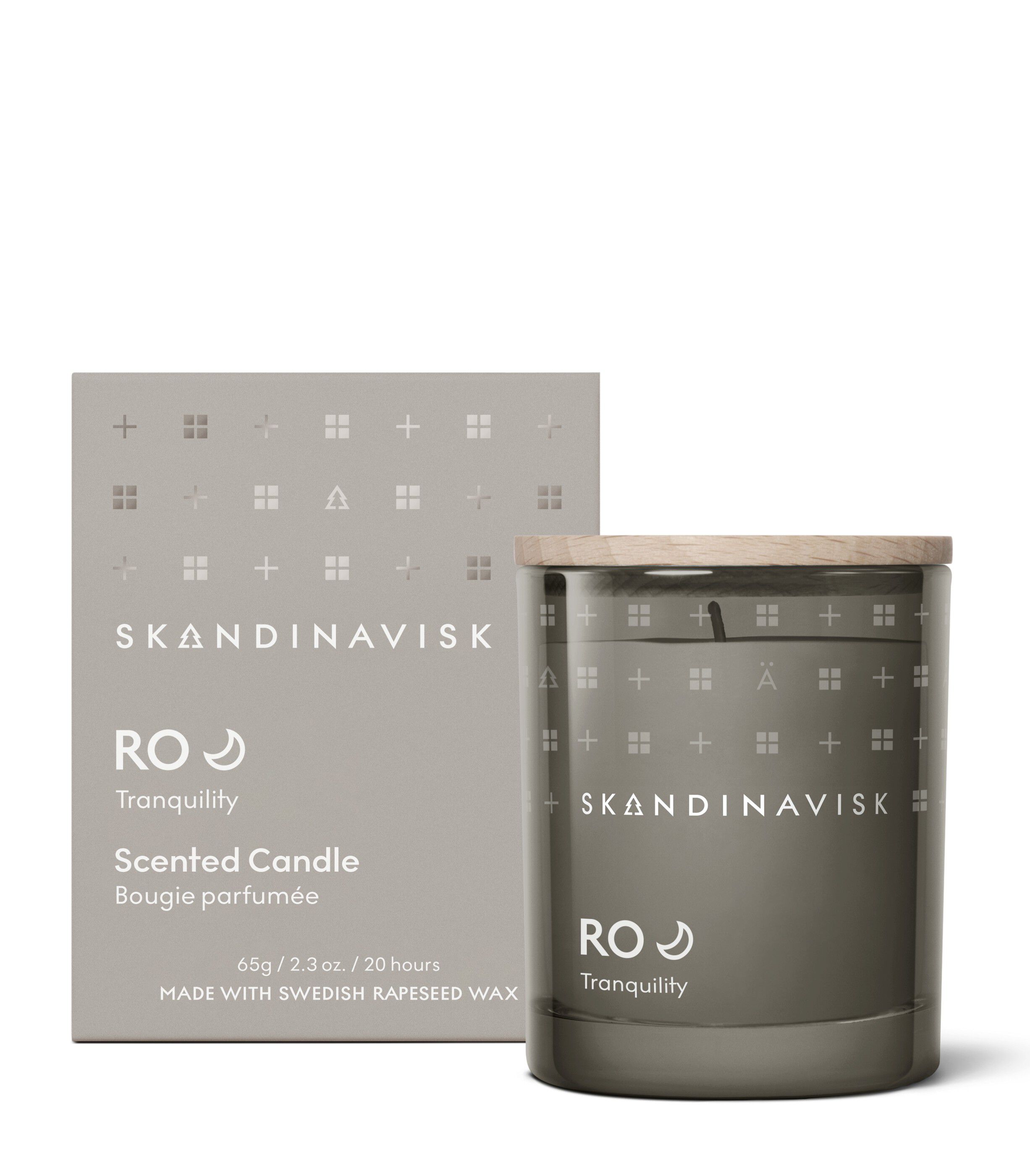 RO Scented Candle w Lid 65g