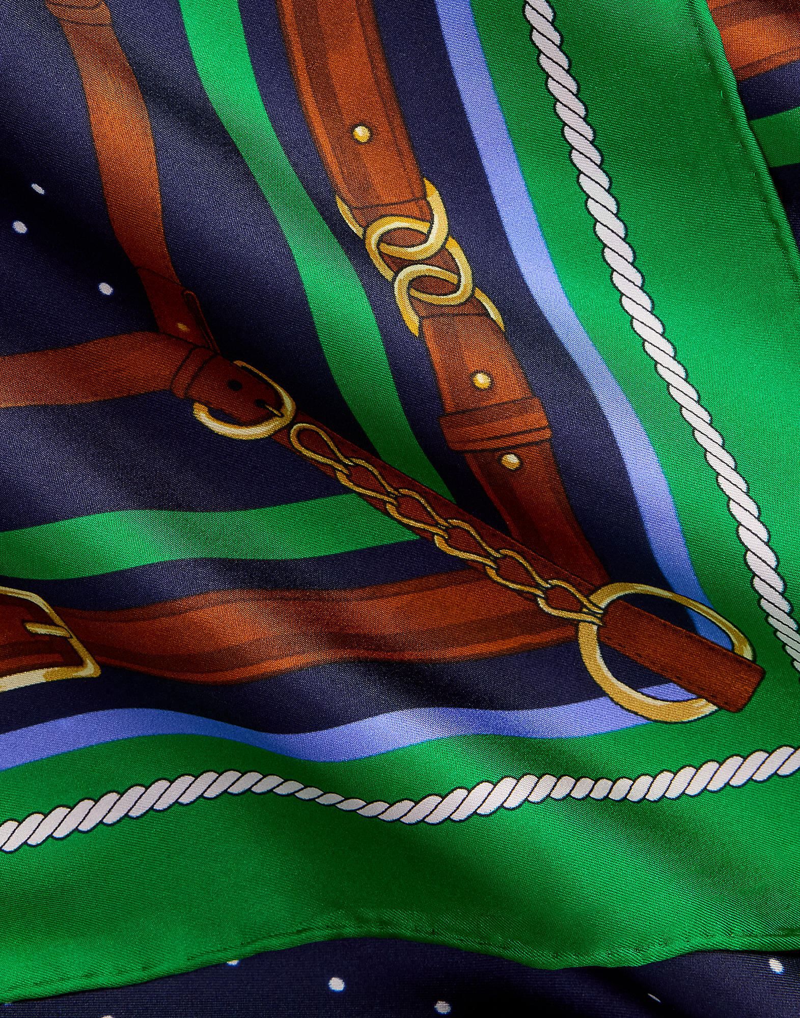 SILK-DOTTED EQUESTRIN SQR