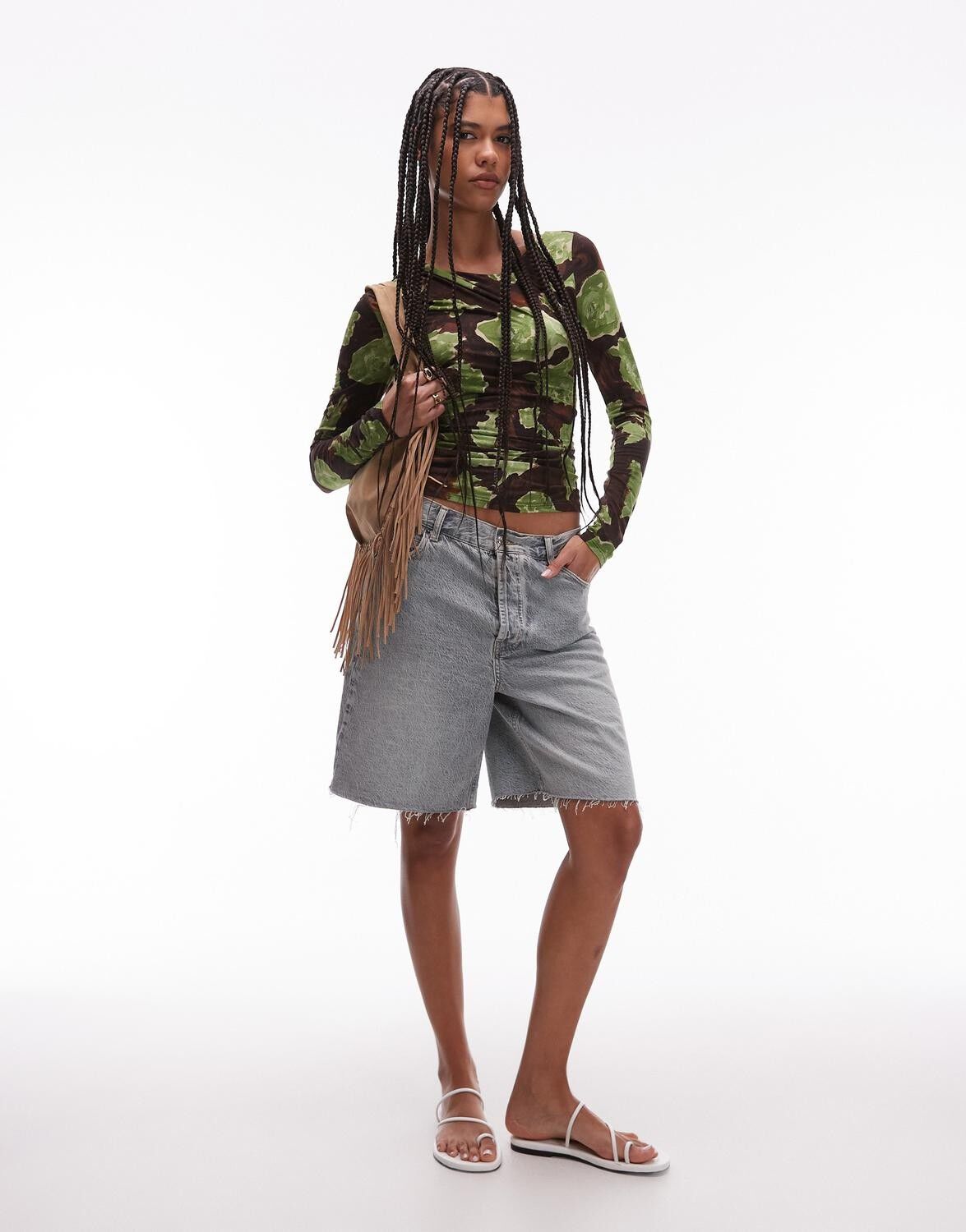 TSAUDREY ASYMMETRIC TOP JSR - COTTON BLEND