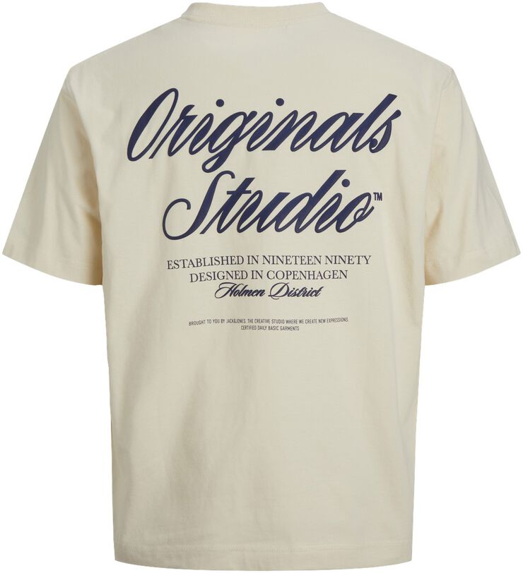 JORNORREBRO TYPO TEE SS CREW NECK N