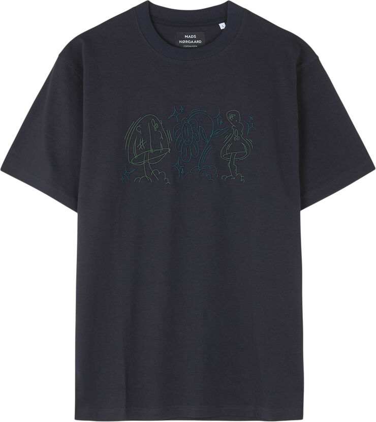 Cotton Jersey Thorbjørn R Embroidery Tee