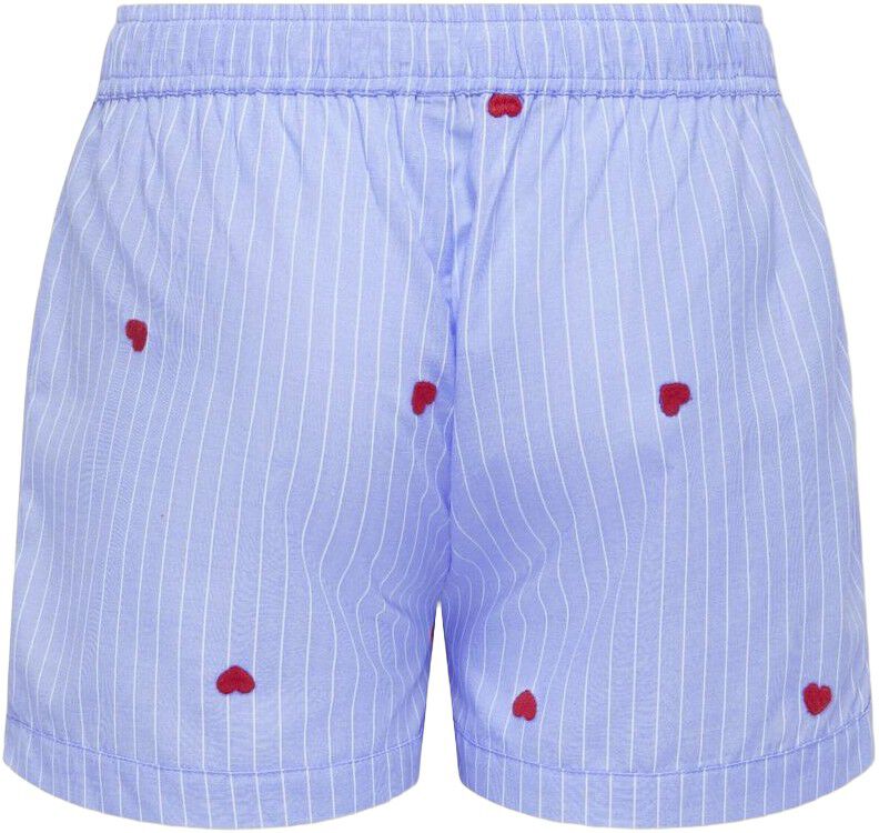 KOGNEW LINA STRIPE EMB SHORTS WVN