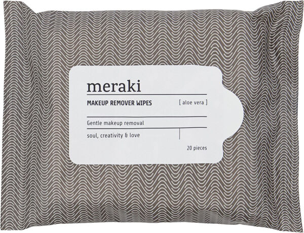 Cleansing wipes, Aloe vera, Brun/Hvid