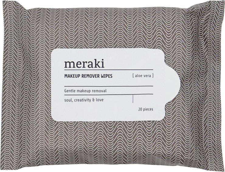 Cleansing wipes, Aloe vera, Brun/Hvid