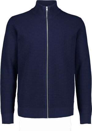 Knitted zip cardigan