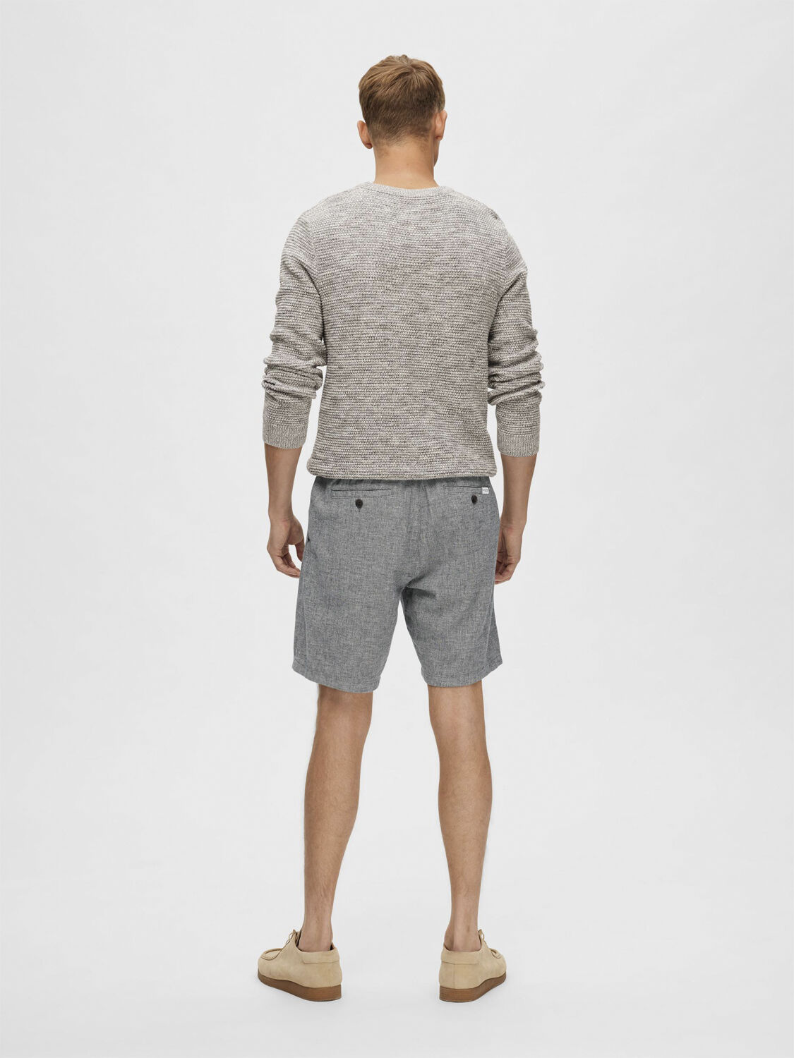 SLHREGULAR-BRODY LINEN SHORTS NOOS