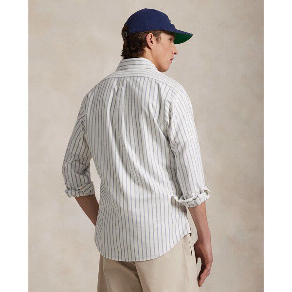 Custom Fit Striped Oxford Shirt