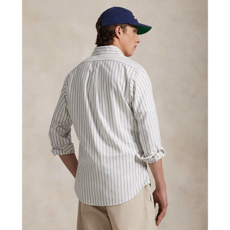 Custom Fit Striped Oxford Shirt