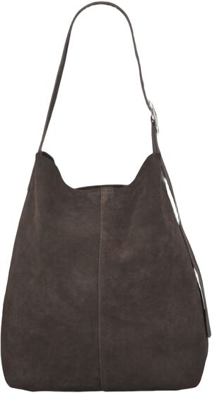 Suede Mae Buckle Bag