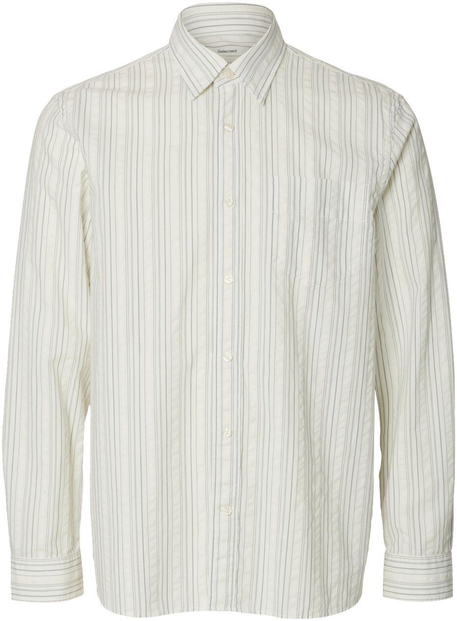 SLHREGFREDDIE MIX SEERSUCKER LS SHI