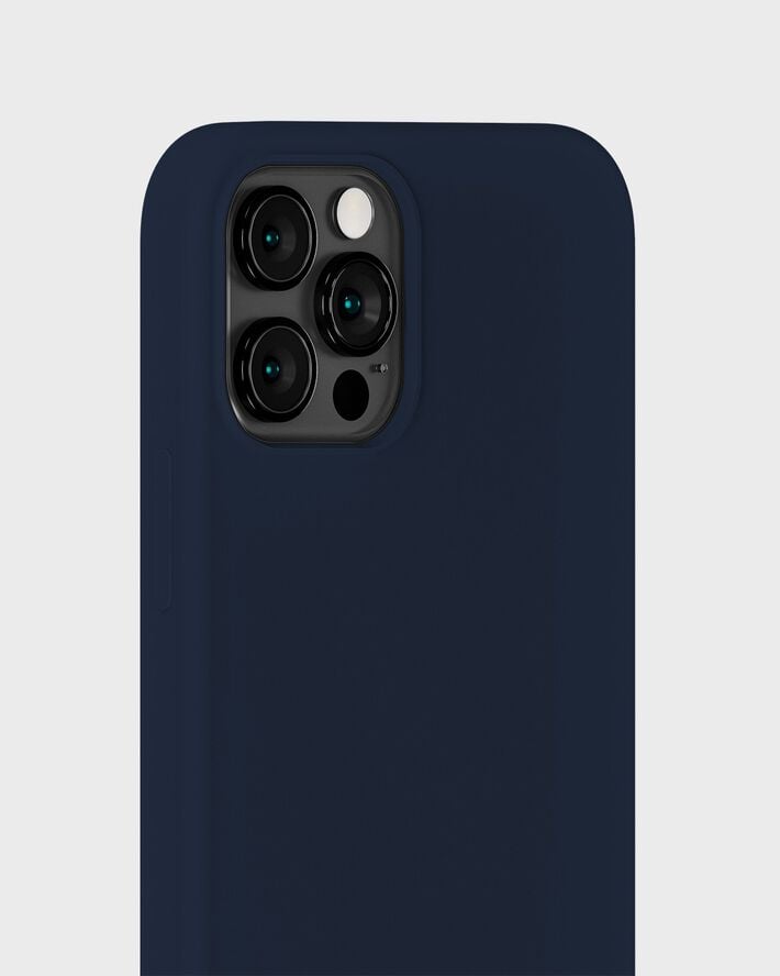 Silicone Case iPhone 12/12 Pro Midnight Blue