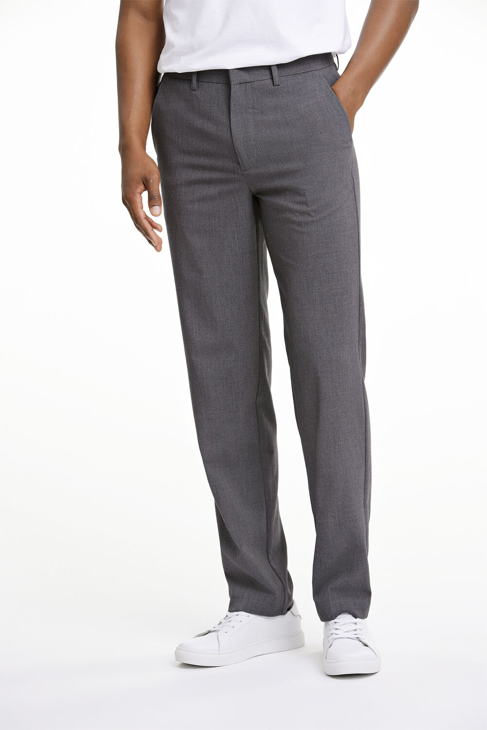Relaxed fit formal pants